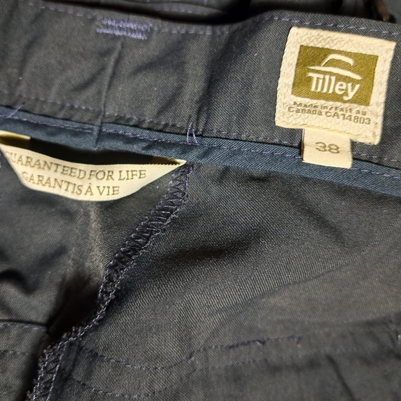 Tilley Canada Men's Pants Hiking Lightweight 100%  Nylon Size 38 Actual 36x28 - Picture 2 of 10